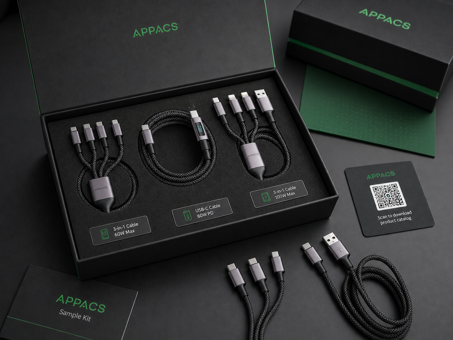 APPACS USB cable sample support kit