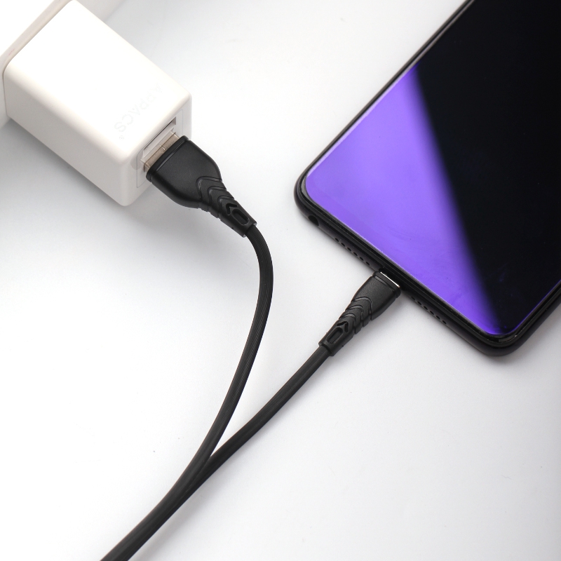 U11 Black Lightning Charging Cable view 2