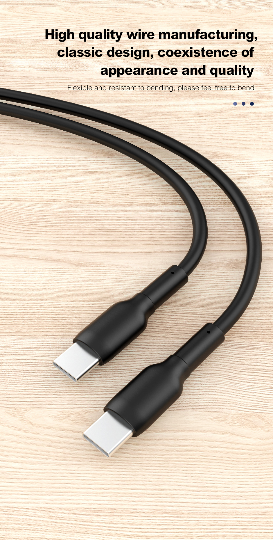 U123 USB-C to USB-C Charging Cable detail image 3