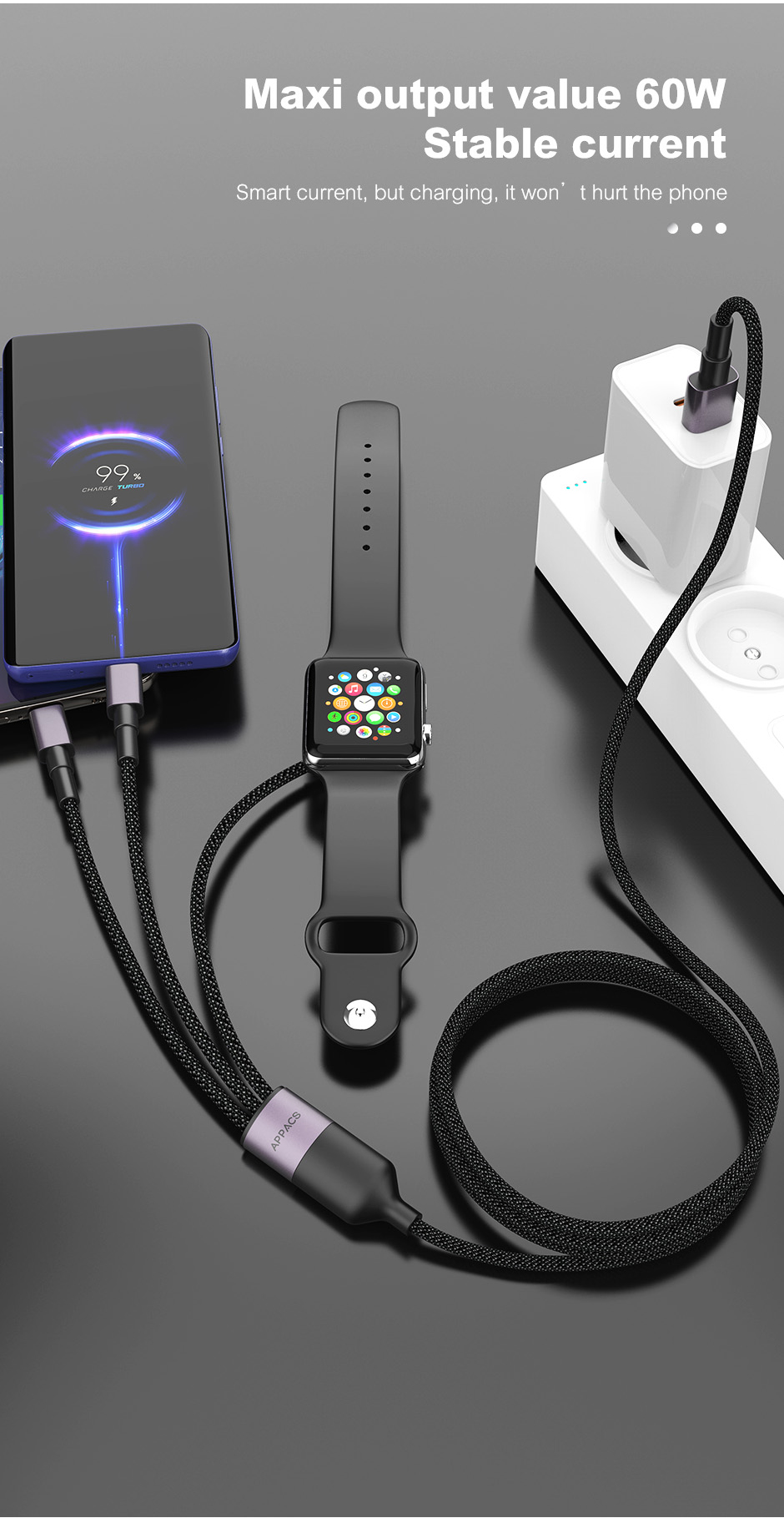 U87-CW100W Watch Charging Cable detail image 5
