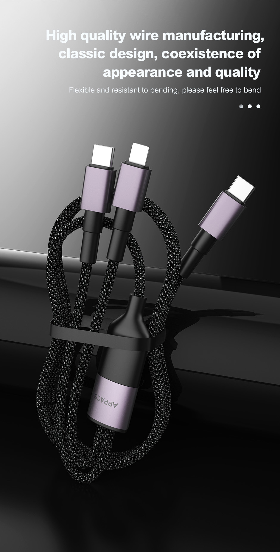 U87C-CC Dual USB-C Charging Cable detail image 3