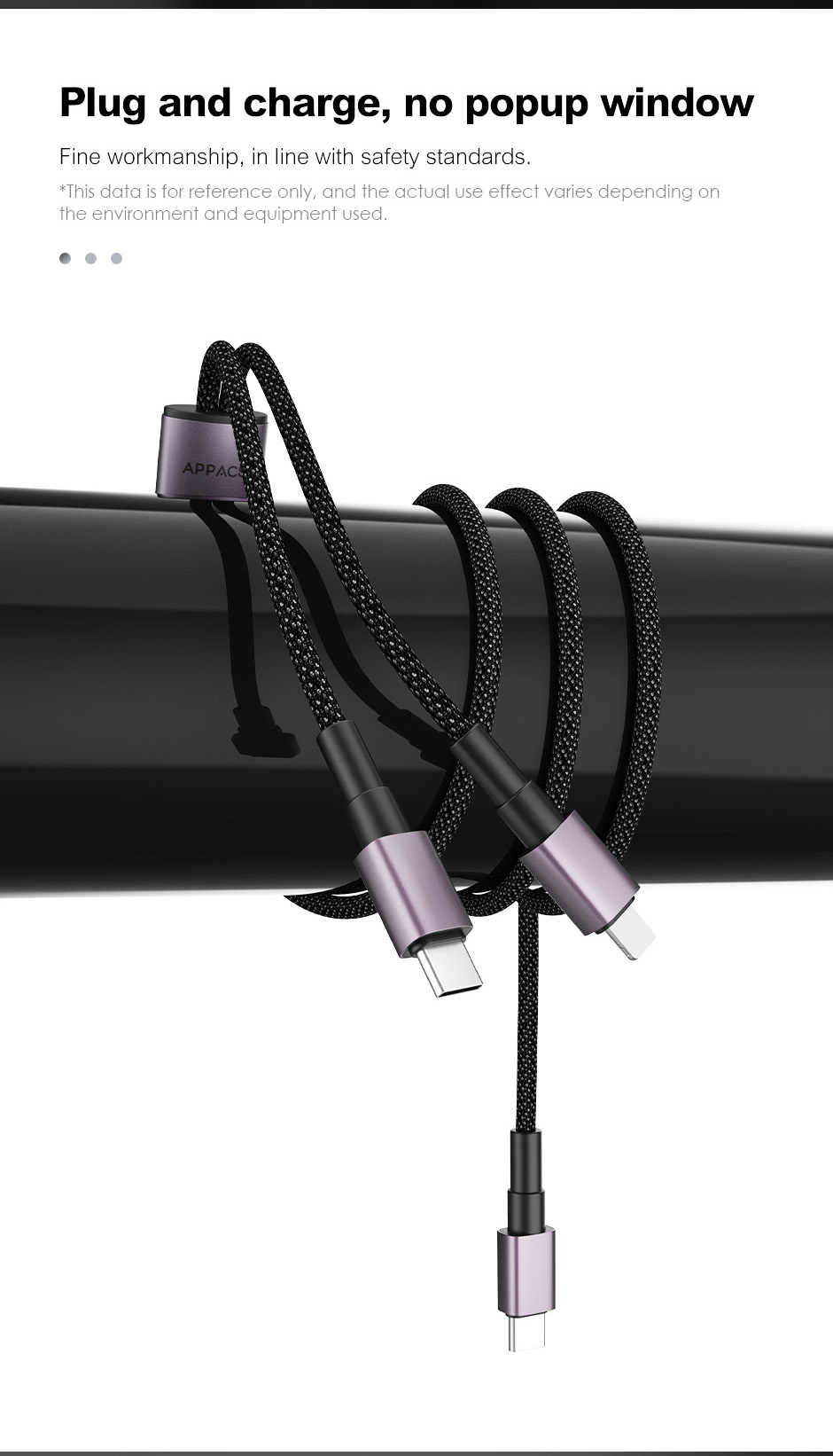 U87C-CC Dual USB-C Charging Cable detail image 4