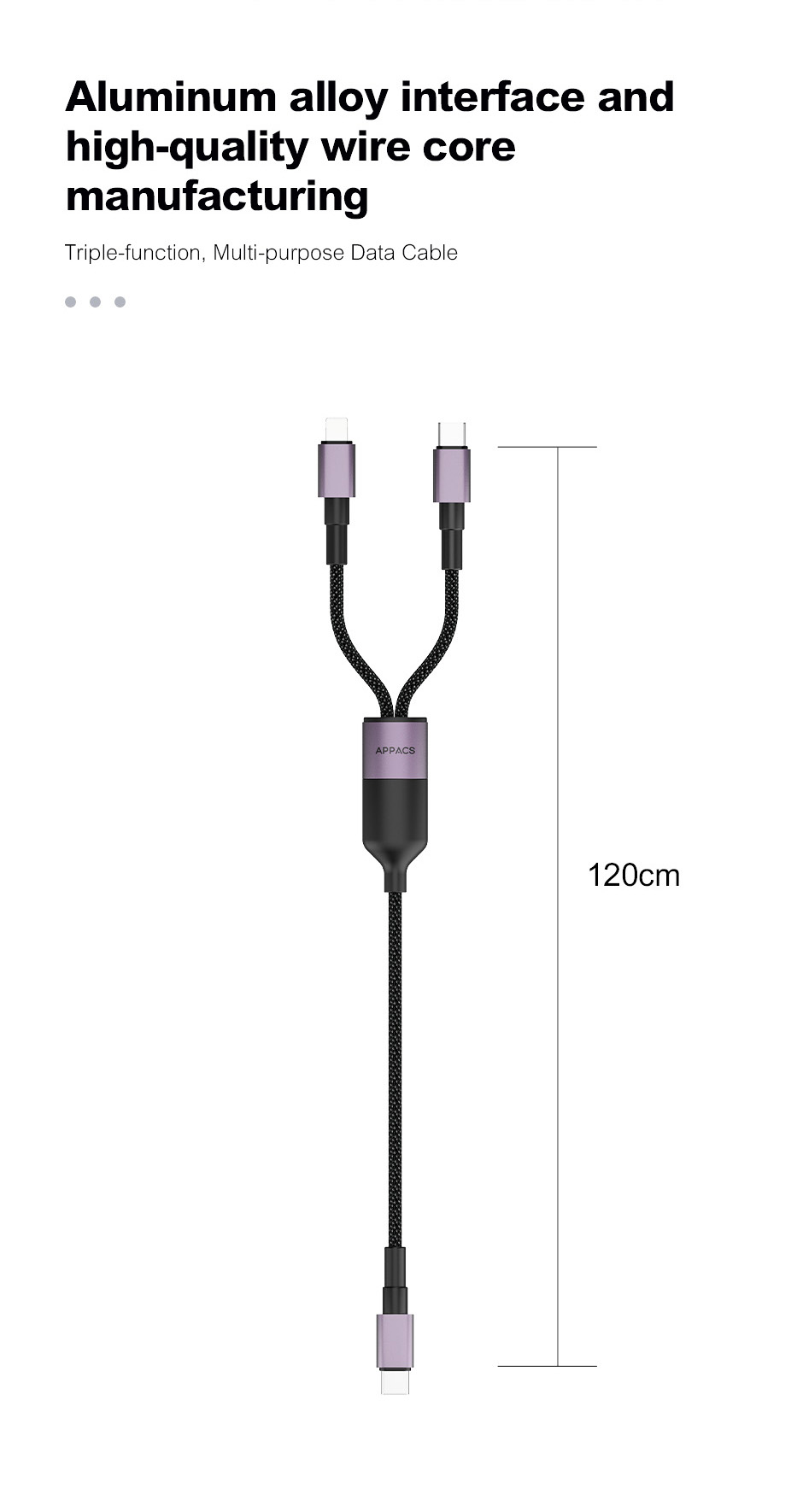 U87C-CC Dual USB-C Charging Cable detail image 6