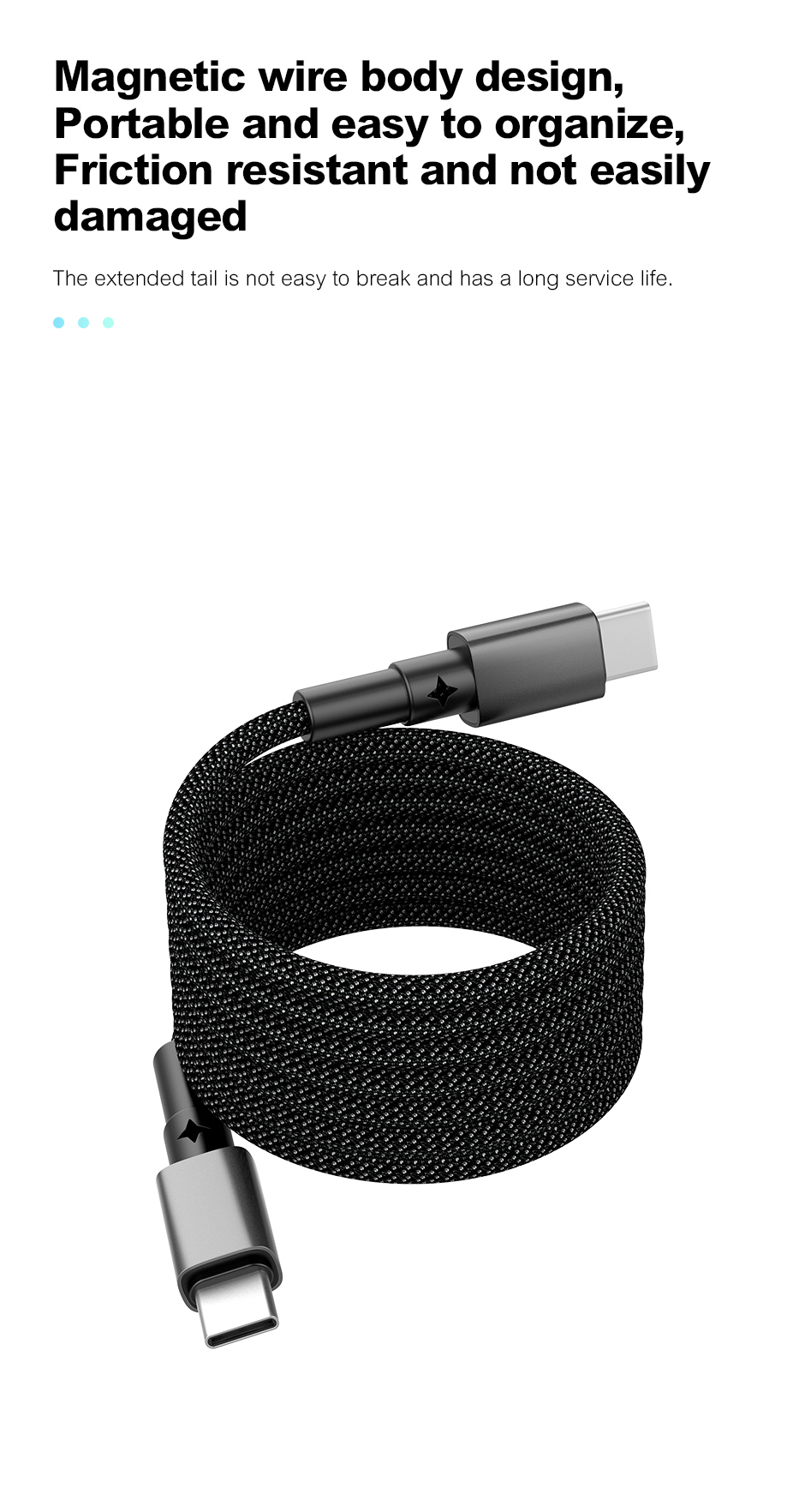 U87M Magnetic Charging Cable detail image 2