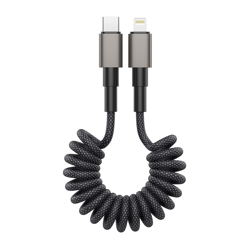 U87T-CC Coiled USB-C Cable view 2