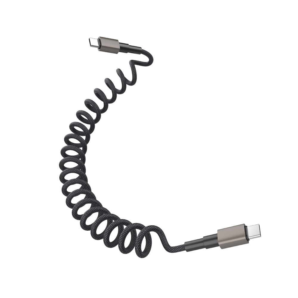 U87T-CC Coiled USB-C Cable view 3