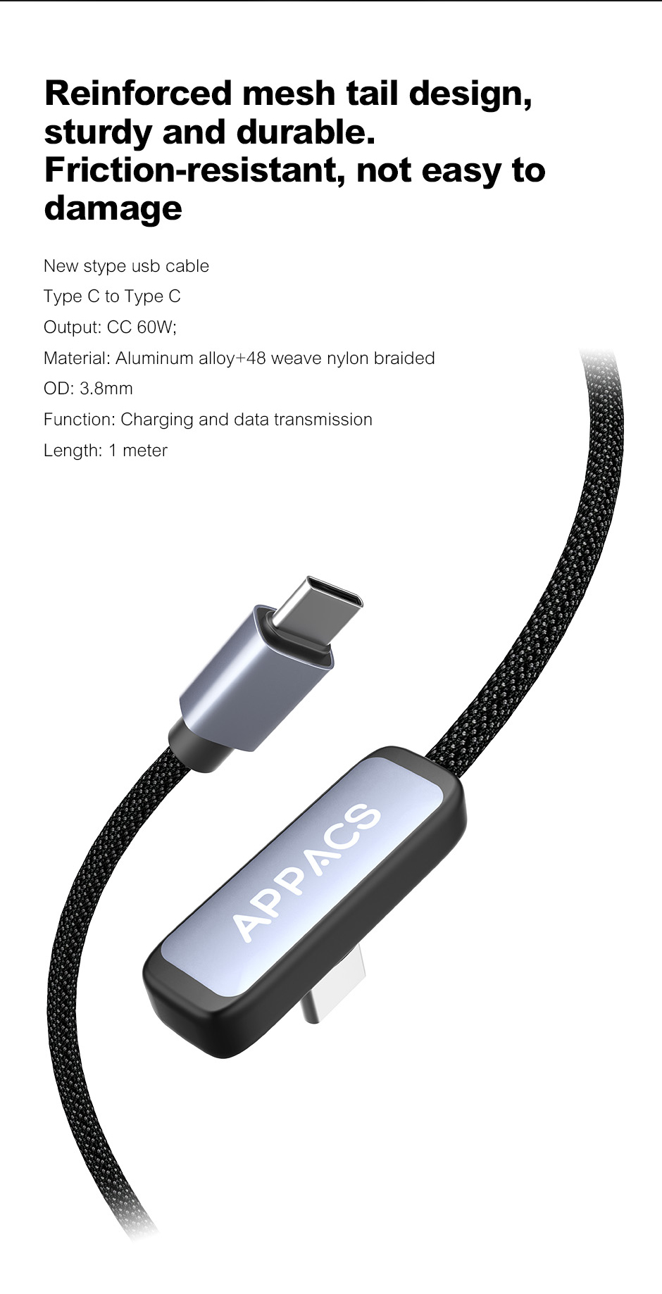 U93 USB-C Audio Adapter Cable detail image 2